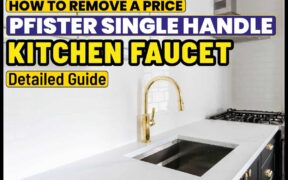 How to remove a price Pfister single handle kitchen faucet