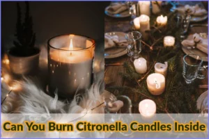 Can You Burn Citronella Candles Inside