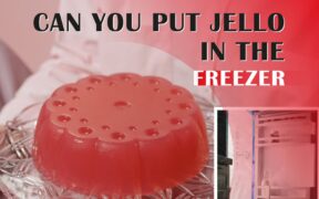 can you put jello in the freezer