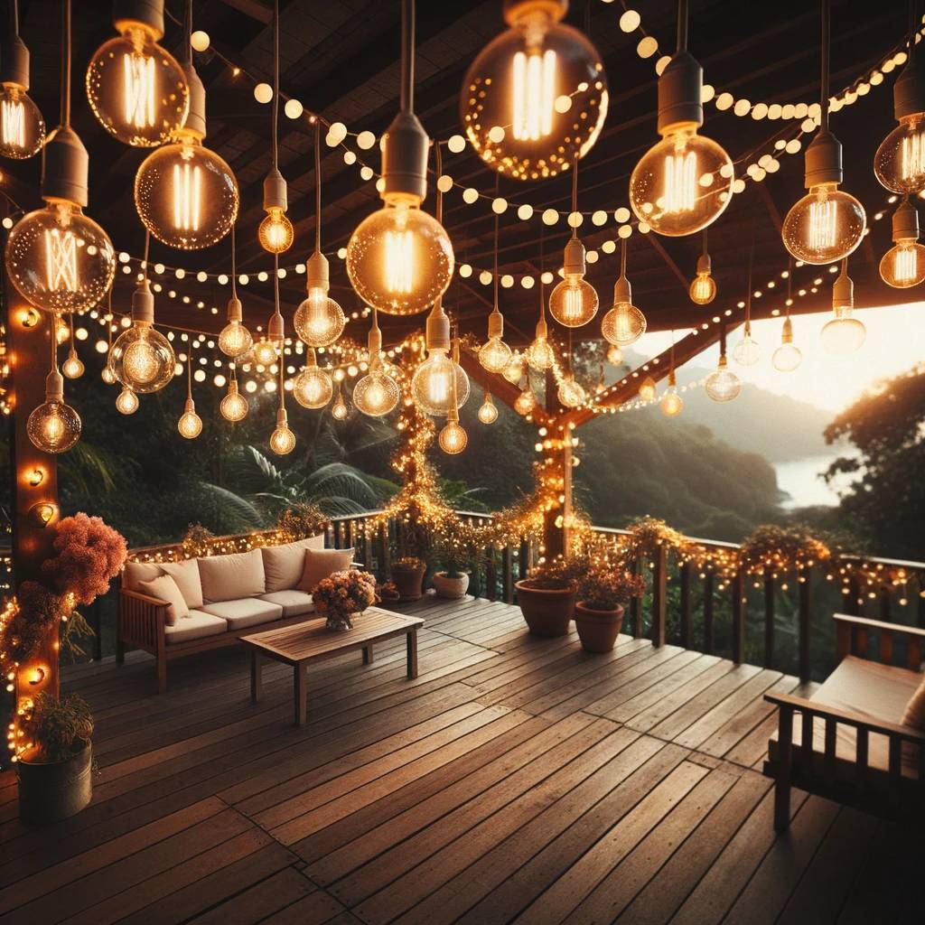 13. Retro Bulb String Lights