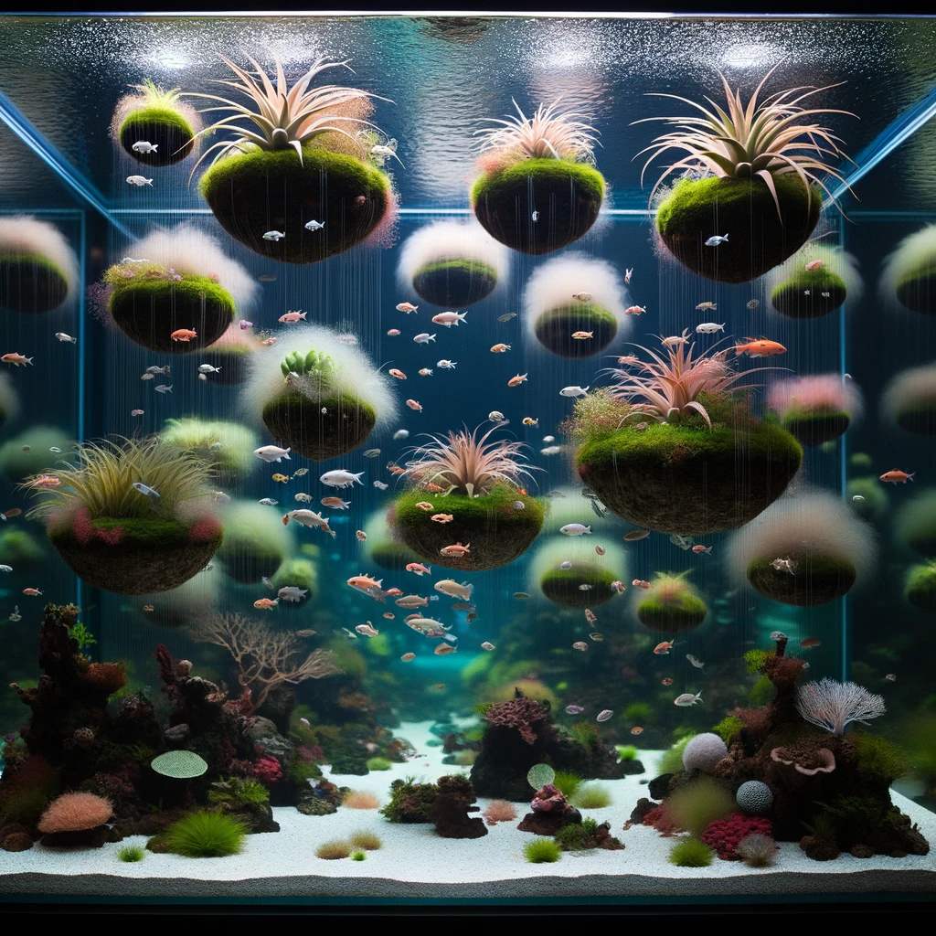 24. Floating Air Islands Aquarium