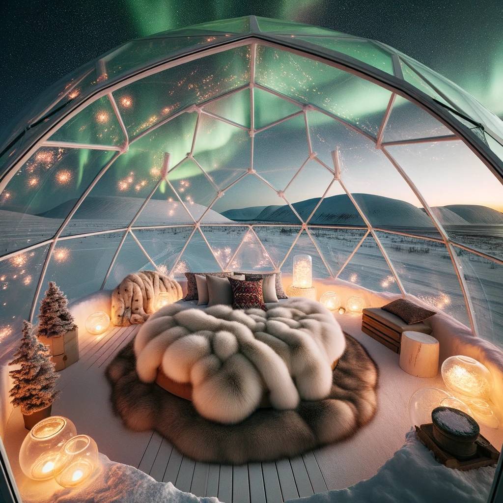 26. The Arctic Aurora Igloo