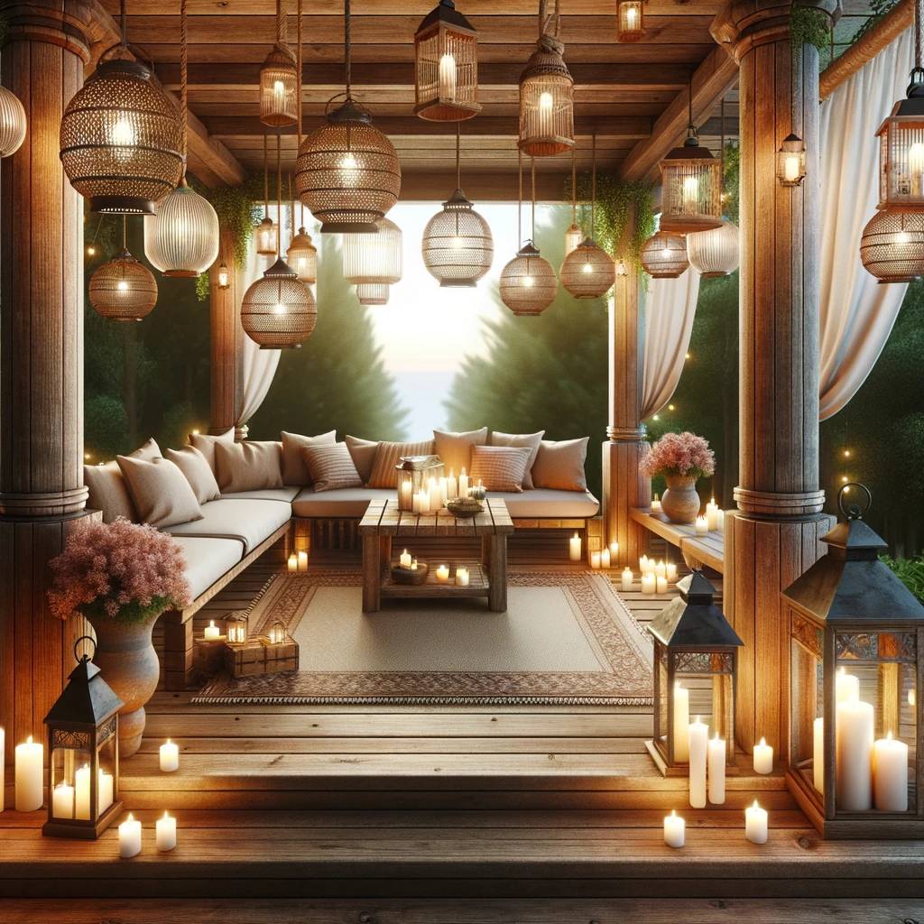 3. Lanterns And Candlelit Sconces