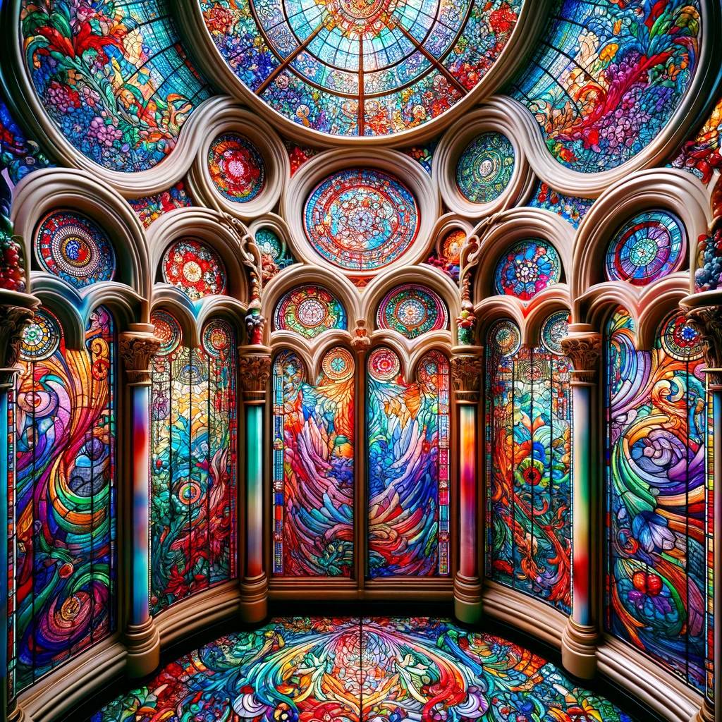 3. Stained Glass Artistry