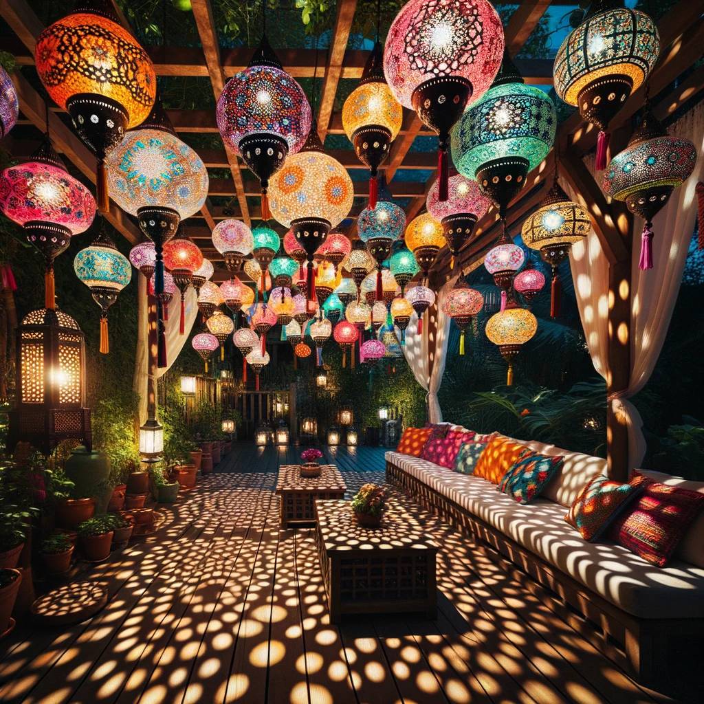 35. Moroccan Lantern Elegance